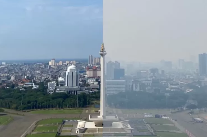 Polusi Udara Jakarta Menjadi Nomor 3 di Dunia Dengan Kualitas Udara Buruk